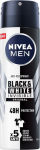 Vyri&scaron;kas dezodorantas Nivea Invisible for Black and White Antiperspirant Deo-Spray, 150 ml
