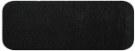 Vonios rank&scaron;luostis Classic Smooth 17, juoda sp., 100 cm x 50 cm