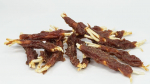 Skanėstas &scaron;unims ALDA Thin Beef Stripes With Duck, antiena, 0.5 kg