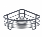 Du&scaron;o lentynėlė Metaltex Lava Origin, 25 cm x 13 cm x 25 cm, juoda sp.