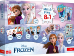 Stalo žaidimų rinkinys Trefl Frozen Mix & Play 8in1, EN