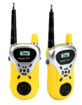 Policininko žaislas, racijos Walkie Talkie, geltona