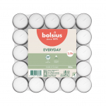 Žvakė, arbatinė Bolsius, 3.5 h, 50 vnt., Balta
