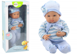 Lėlė - kūdikis Lean Toys Pure Baby, 39 cm, žydra
