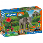 Konstruktorius Playmobil Animals & Friends Elephant With Zookeeper 72068, 43 vnt., įvairių spalvų