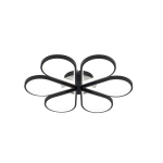 &Scaron;viestuvas lubų Light Prestige Velva, LED, 3000 - 6000 &deg;K, 1 x 45 W, juoda sp.