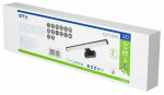 &Scaron;viestuvas sieninis GTV Catania, LED, 4000 &deg;K, 1 x 8 W, juoda sp.