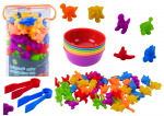 Rū&scaron;iavimo žaidimas, dinozauras Lean Toys Classification, įvairių spalvų, 48 vnt.