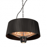 Infraraudonųjų spindulių &scaron;ildytuvas Sunred Compact Bright Artix C-HB, 1.5 kW, Juoda sp.