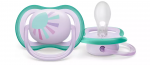 Čiulptukas Philips Avent Ultra Air Deco, 0 mėn., mėtinė (mint) sp./&scaron;viesiai violetinė sp.