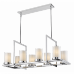 &Scaron;viestuvas kabinamas CosmoLight Miami P08018CH, E27, 8 x 40 W, skaidri sp.