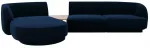 Modulinė sofa Micadoni Miley Blu86, mėlyna sp., kairinė, 300 x 145 cm x 70 cm