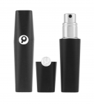 Užpildomas kvepalų buteliukas Travalo Atom, juoda sp., 5 ml