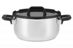 Puodas Maku Ease 648329, 24 cm, 5.2 l, sidabro sp.