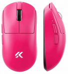 Belaidė žaidimų pelė Mchose A7 V2 Pro MC-A7V2-3, 2.4 ghz / bluetooth / usb, rožinė sp.