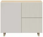 Komoda Calm, rusva sp., 73.5 cm x 90 cm x 42 cm