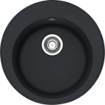 Virtuvinė plautuvė Franke Ronda ROG 610 - 41, granitas, 51 cm x 51 cm x 19.5 cm, onyx