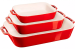 Kepimo formų rinkinys Zwilling 40508-171-0, raudona sp., 34 cm x 24 cm, 1.1 - 4.5 l