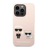 Telefono dėklas Karl Lagerfeld Magsafe, Apple iPhone 14 Pro Max, rožinė sp.