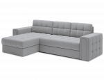 Kampinė sofa - lova Blenvi Sola 04, &scaron;viesiai pilka sp., kairinė, 150 x 260 cm x 82 cm