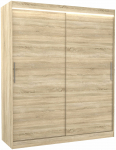 Spinta ADRK Lincoln, sonoma ąžuolo sp., 58 cm x 180 cm x 215 cm