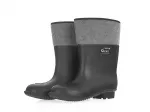 Guminiai batai vyrams Geko G90551, su aulu, su pa&scaron;iltinimu, juoda sp., 43 dydis