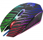 Laidinė žaidimų pelė Defender Dark Agent GM-590L, juoda sp./įvairių spalvų