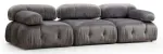 Modulinė sofa Hanah Home Bubble L1-O1-1R, pilka sp., 288 x 95 cm x 75 cm