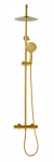 Du&scaron;o komplektas su termostatiniu mai&scaron;ytuvu Invena Gold AU-16-009-X, aukso sp.