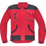 Darbinis &scaron;varkas vyrams Fridrich & Fridrich Hans, antracito sp./raudona sp., 62 dydis