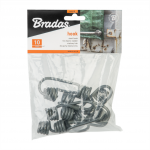 Kabliukas Bradas Bungee, 50 mm x 20 mm, 10 vnt.