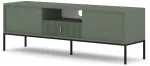 Televizoriaus spintelė Maggiore MA01, juoda sp./žalia sp., 39 cm x 154.5 cm x 52.4 cm