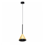 &Scaron;viestuvas lubų Milagro Cone, GU10, 1 x 10 W, aukso sp./juoda sp.