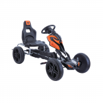 Vaiki&scaron;kas sportinis kartingas 4IQ Hatis, juoda sp./oranžinė sp.