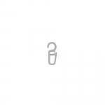 Užuolaidų kabliukai Domoletti, skaidri, 30 vnt.