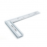 Kampinė liniuotė Great Wall GWS-30D, 300 mm, aliuminis/nerūdijantysis plienas, 90 &deg;