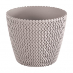 Gėlių vazonas Prosperplast Splofy DSP190, plastikinis, &Oslash; 18.7 cm, ruda sp.