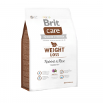 Sausas &scaron;unų maistas Brit Care Weight Loss Rabbit & Rice, triu&scaron;iena/ryžiai, 3 kg
