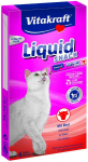 Skanėstas katėms Vitakraft Liquid, jautiena, 0.015 kg, 6 vnt.