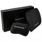 Kėdžių pagalvėlė Noblechairs Memory Foam Cushion Set, juoda sp., 30 cm x 8.5 cm, 2 vnt.