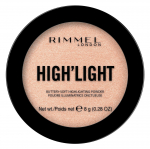 &Scaron;vytėjimo suteikianti priemonė Rimmel London High&rsquo;Light Powder, smėlio sp., 02 candlelit