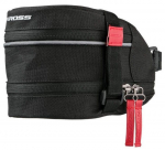 Dviračio krep&scaron;ys Kross, sintetinis pluo&scaron;tas, juoda