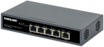 Komutatorius (Switch) IC Intracom PoE-Powered 5-Port Gigabit Switch