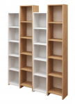 Pastatoma lentyna Kalune Design Semm, ąžuolo sp./balta sp., 180 cm x 134.4 cm x 25 cm