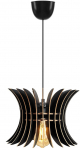 &Scaron;viestuvas kabinamas Opviq Sphere 149-T, E27, 1 x 60 W, juoda sp.