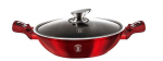 Puodas Berlinger Haus Metallic Line Burgundy, 30 cm, 4.8 l, raudona sp.