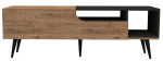 TV staliukas Kalune Design Alba, antracito sp./ruda sp., 29.6 cm x 150 cm x 49.6 cm