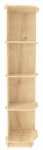 Pastatoma lentyna Kalune Design Liva, ąžuolo sp., 138 cm x 28 cm x 30 cm