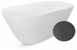 Vonia, laisvai pastatoma Besco Moya, 170 cm x 70 cm x 56 cm, ovalas, grafito sp.