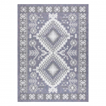 Kilimas vidaus Hakano Vinea Aztec, pilka sp./&scaron;viesiai mėlyna sp., 170 cm x 120 cm